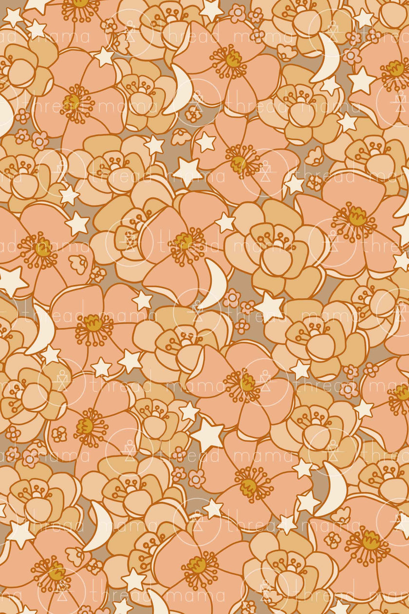Fall Floral Background 2 (Printable Poster)