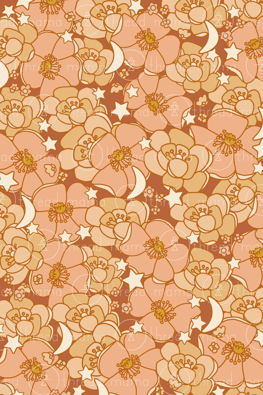 Fall Floral Background 2 (Printable Poster)