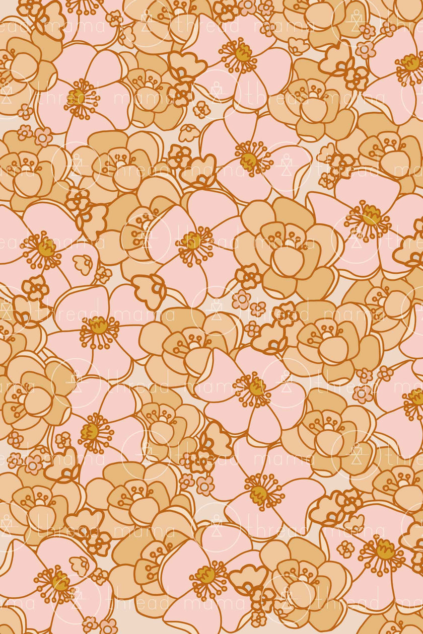 Fall Floral Background 3 (Printable Poster)