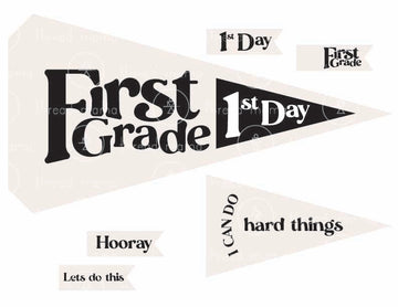 Back to School Printables (Printable Pennant)