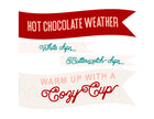 Hot Chocolate Bar Tags