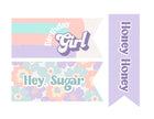 Sugar Birthday Party Tags & Flags