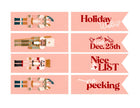 Holiday Tags and Pennants - Pink
