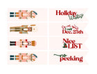 Holiday Tags and Pennants - Green