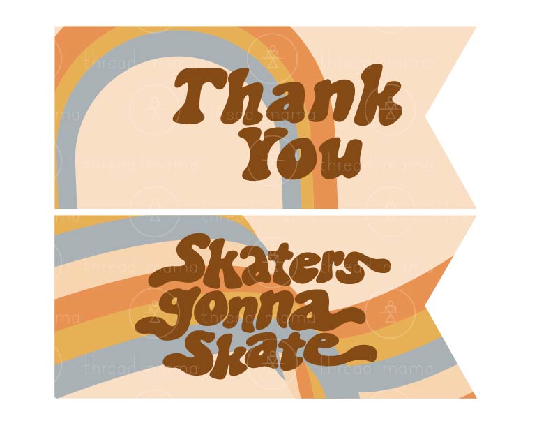 Skater Party Printables (3 Color Options)