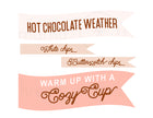 Hot Chocolate Bar Tags