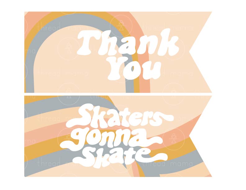 Skater Party Printables (3 Color Options)