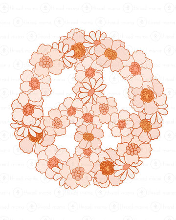 Flower Peace 1_1 (Graphic Element)
