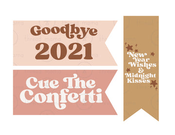 UPDATED!! New Year's Eve Tags and Flags - (Vol.3)