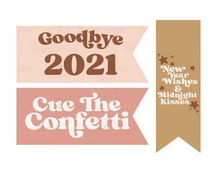 UPDATED!! New Year's Eve Tags and Flags - (Vol.3)