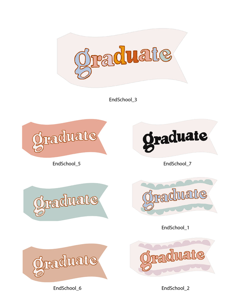 Grad Tags and Flags (2022 and 2034)