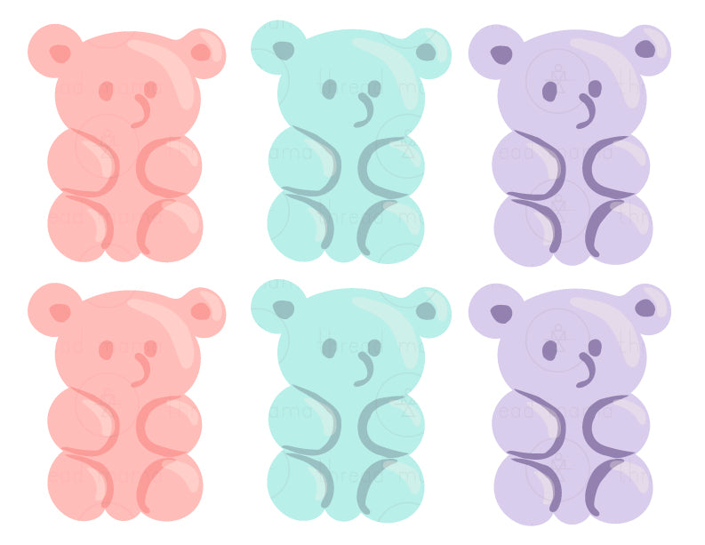 Sugar Birthday Party Tags & Flags