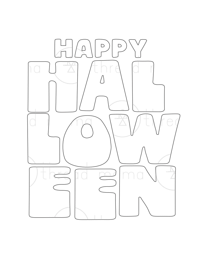 Halloween Coloring Sheets