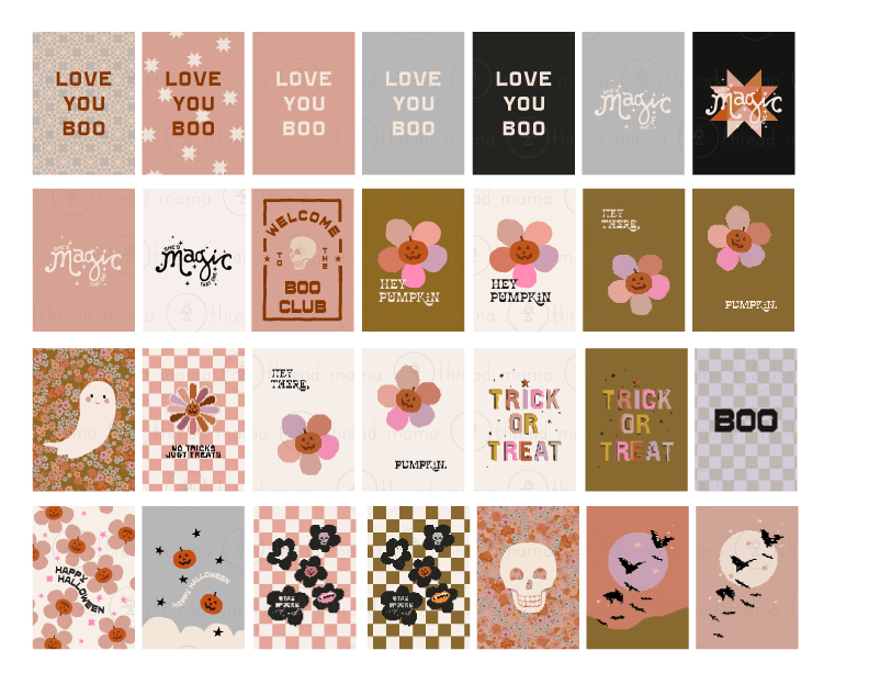 Dollhouse Halloween (Vol 3) Collection - Scale 1:12