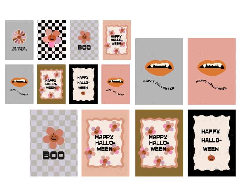 Dollhouse Halloween (Vol 3) Collection - Scale 1:12