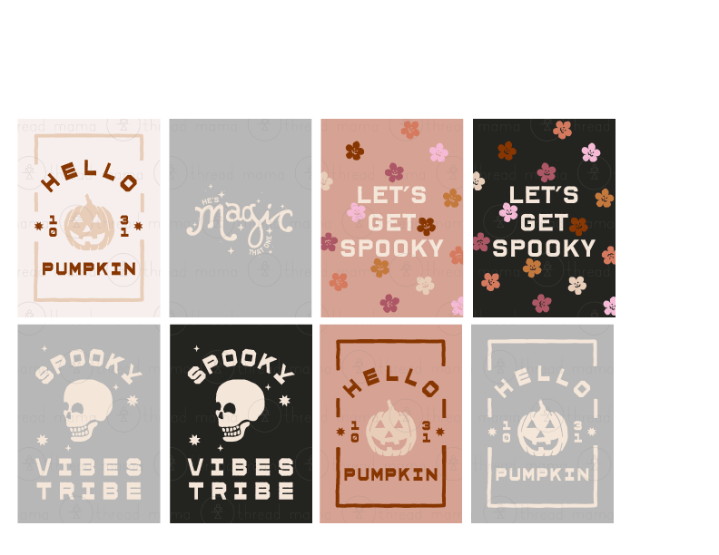 Dollhouse Halloween (Vol 3) Collection - Scale 1:12