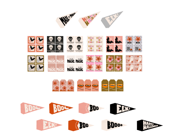 Dollhouse Halloween (Vol 3) Collection - Scale 1:12