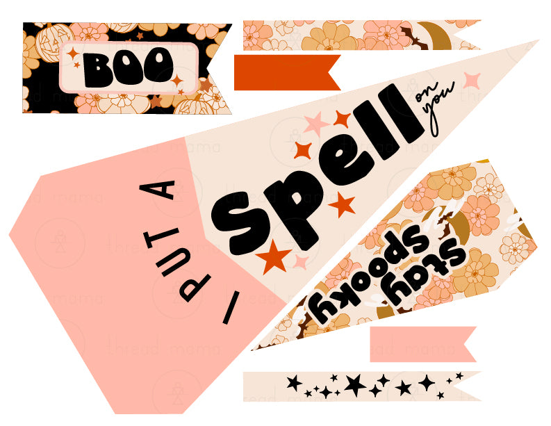 Halloween Tags and Flags (option 1) - (Vol.2)