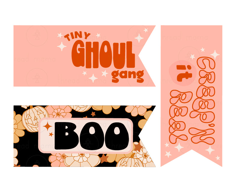 Halloween Tags and Flags (option 1) - (Vol.2)