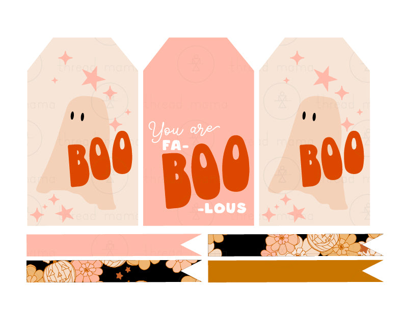 Halloween Tags and Flags (option 1) - (Vol.2)