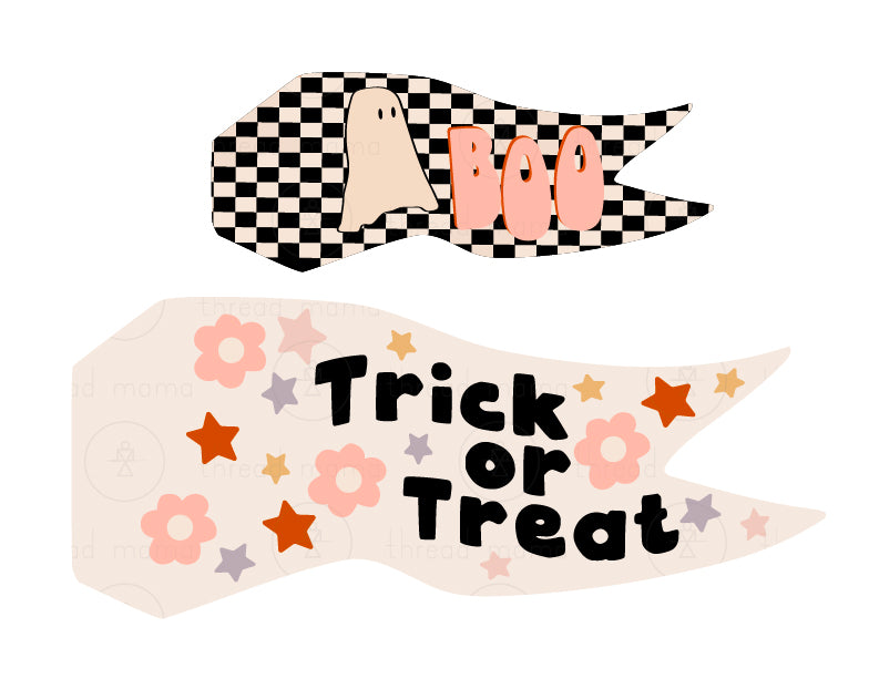 Halloween Tags and Flags (option 2) - (Vol.2)