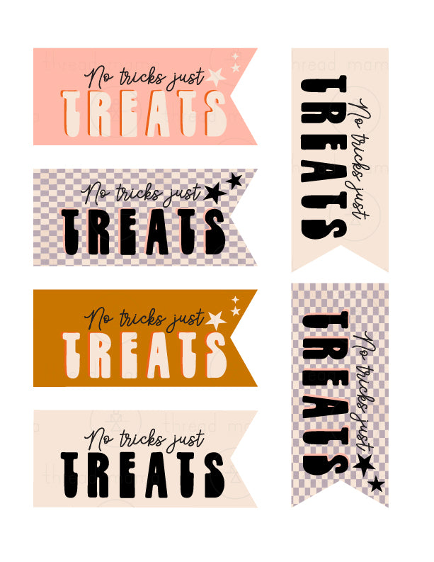 Halloween Tags and Flags (option 2) - (Vol.2)