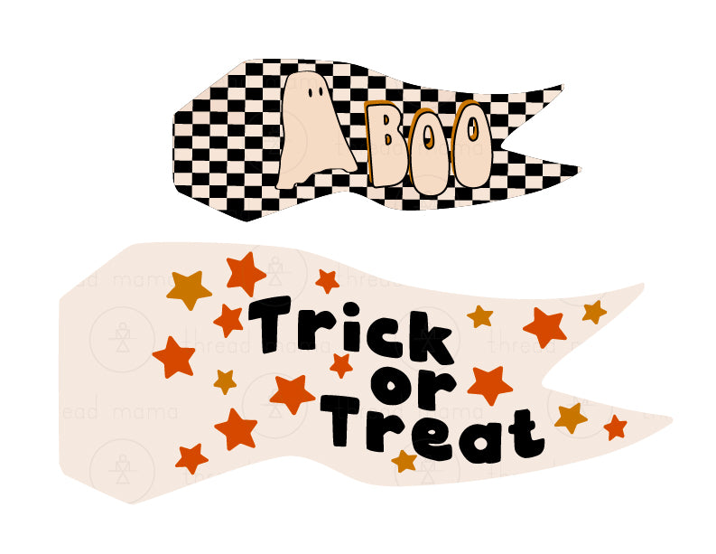 Halloween Tags and Flags (option 3) - (Vol.2)