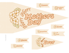 Happy Mother's Day (Printable Pennant)