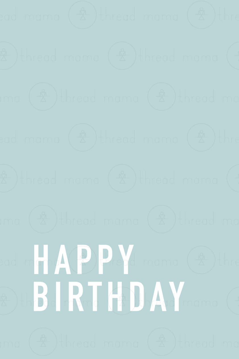 Happy Birthday - Opt 1