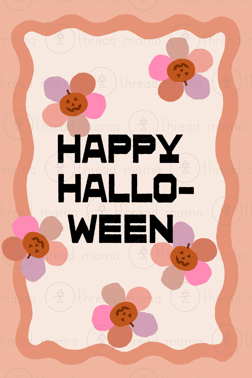 Happy Halloween Wave Border