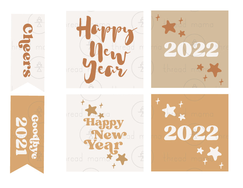 UPDATED!! New Year's Eve Tags and Flags - (Vol.3)