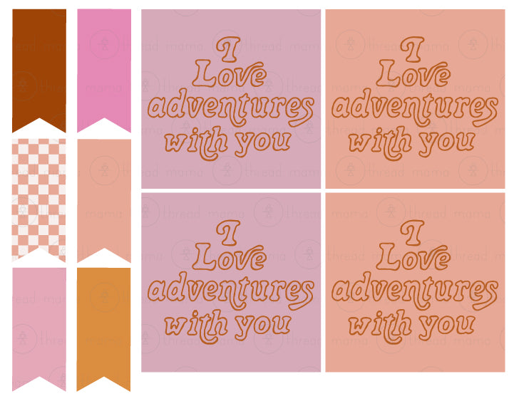 Road Trip - Tags and Flags (Set)