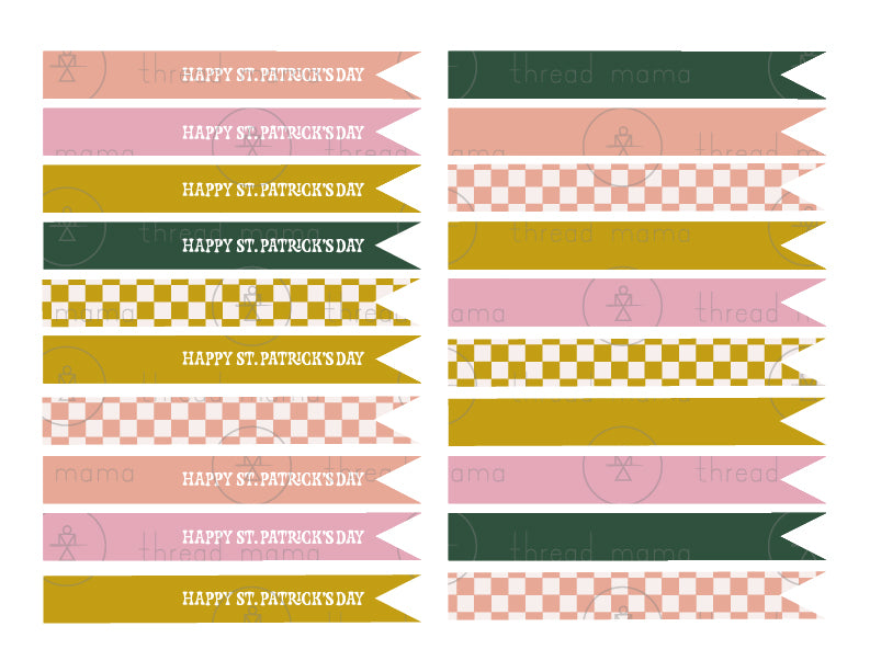 St. Patrick's Day Tags and Flags (Vol. 2)