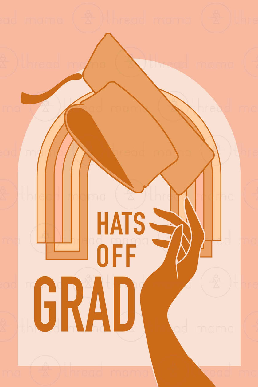 Hats Off Grad Collection (Printable Poster)