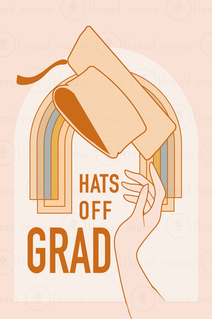 Hats Off Grad Collection (Printable Poster)