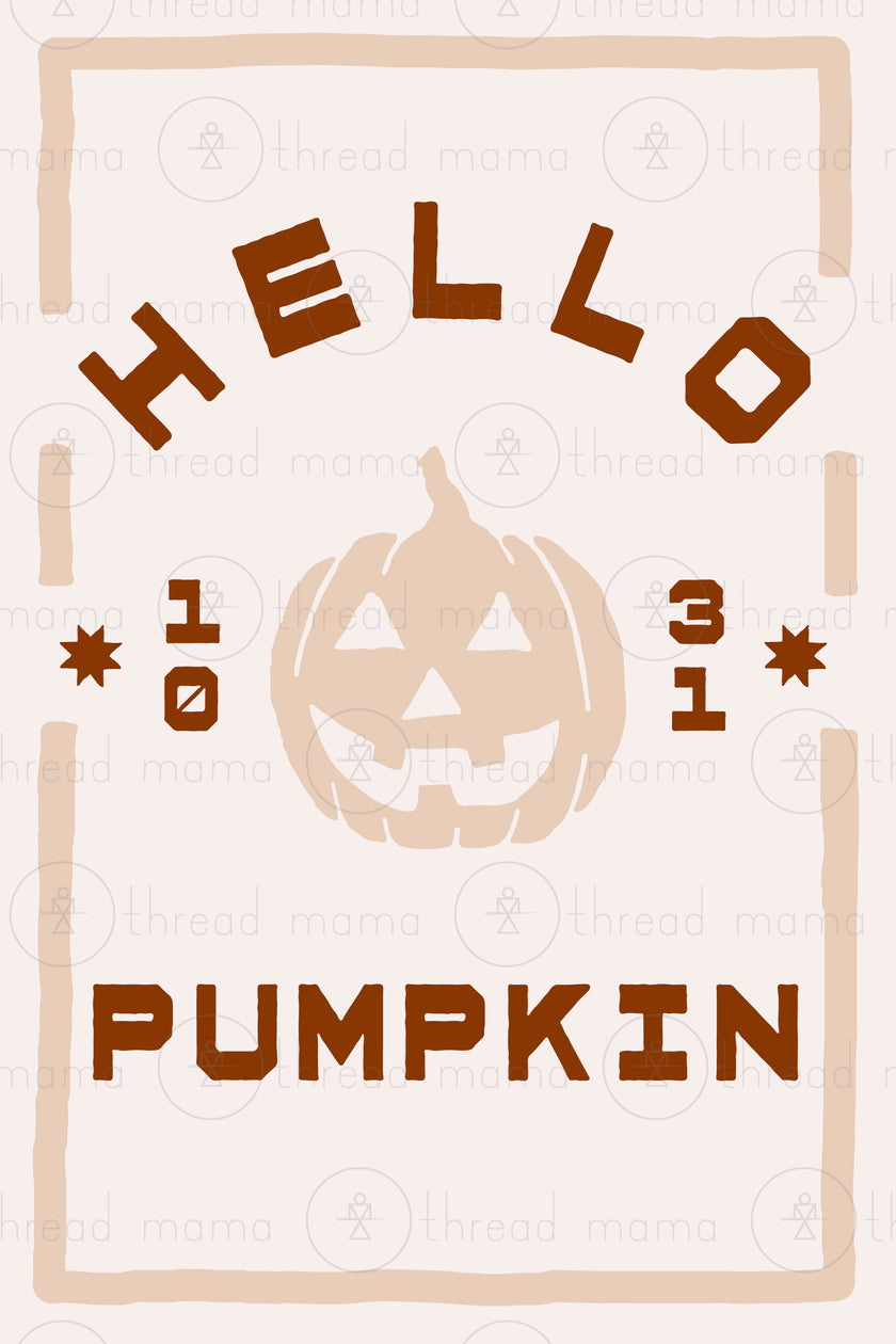 Hello Pumpkin (Set) - Opal + Olive x TM Collab