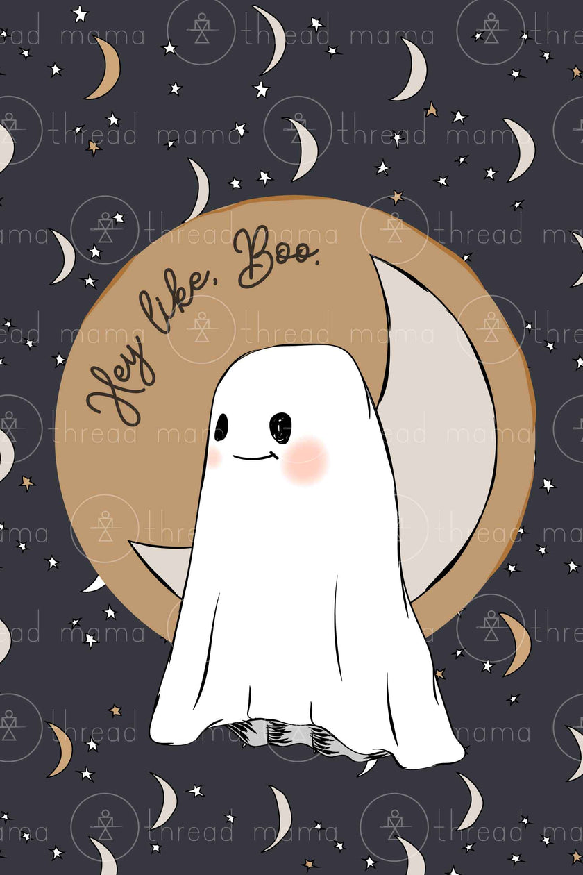 Boo Like Bad Hey Like, Boo. Artwork (Printable Poster) – Thread Mama