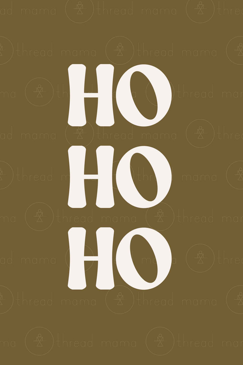 Ho Ho Ho (Printable Poster)