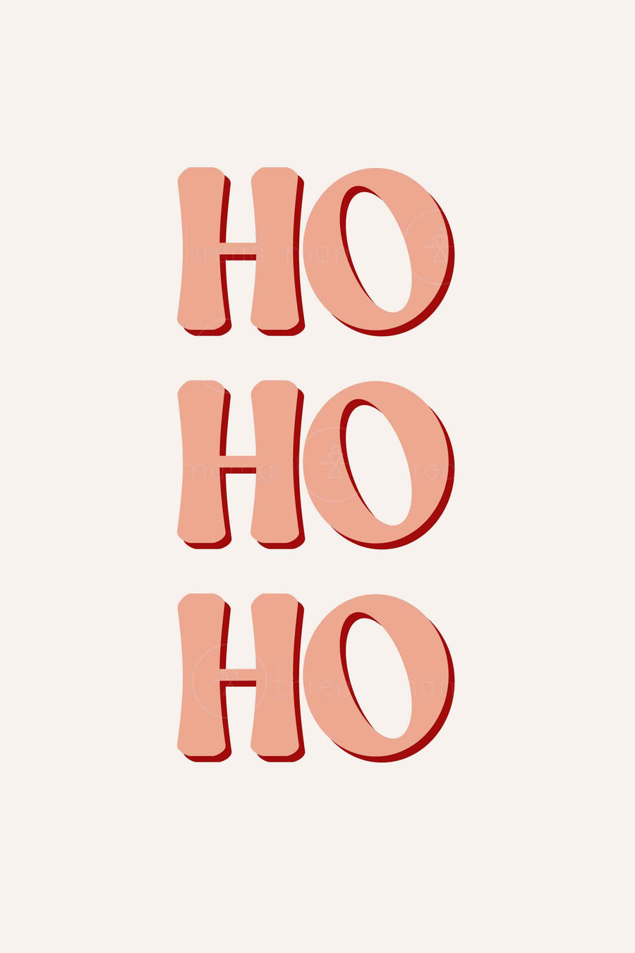 Ho Ho Ho (Printable Poster)