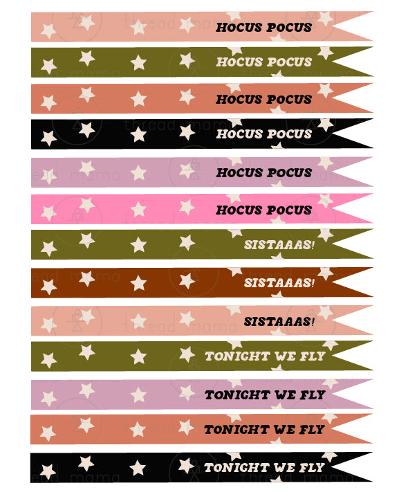 Hocus Pocus Tags and Flags