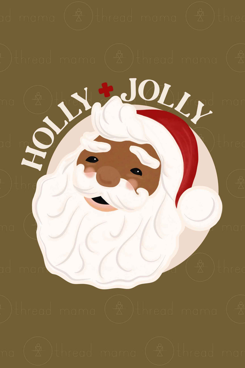 Holly Jolly St Nick (Dark Skin)