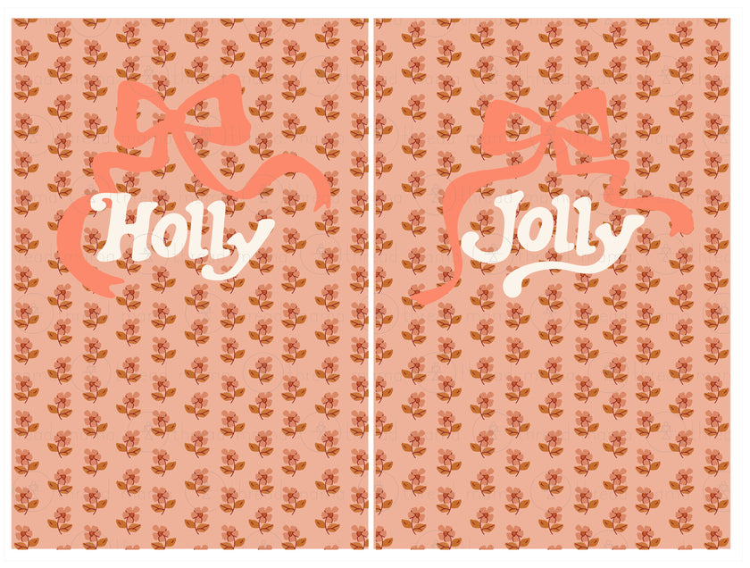 Holly Jolly Pair - Set 2