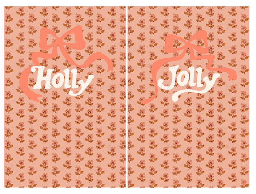 Holly Jolly Pair - Set 2