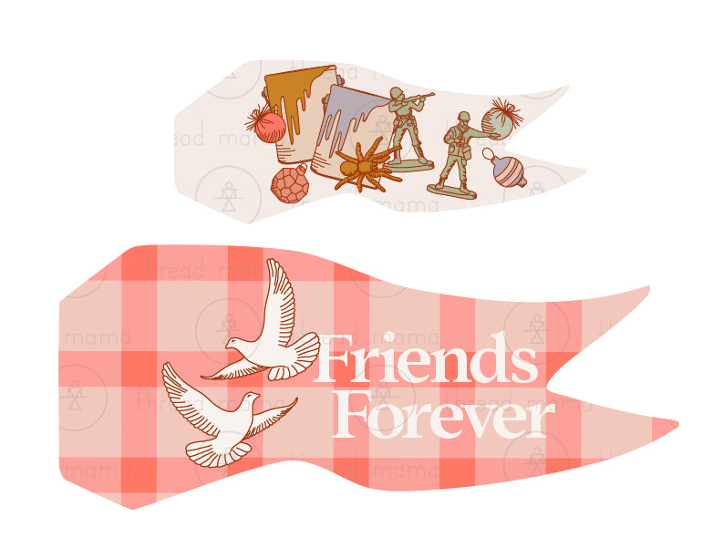 Home Alone Tags, Flags & Coloring Sheets