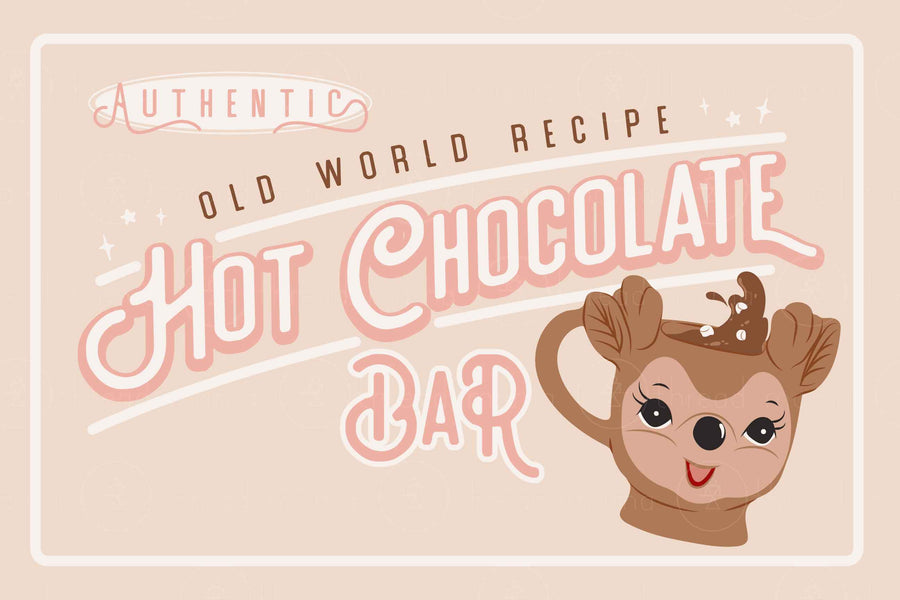 Hot Chocolate Signs ( 3 colorways )