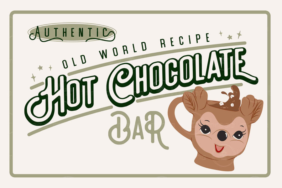 Hot Chocolate Signs ( 3 colorways )