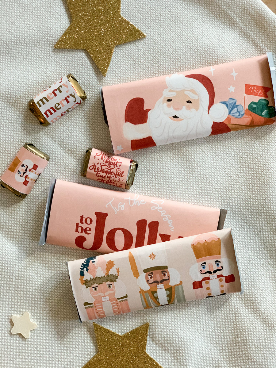 Christmas Candy Wrappers (Both Large and Small)