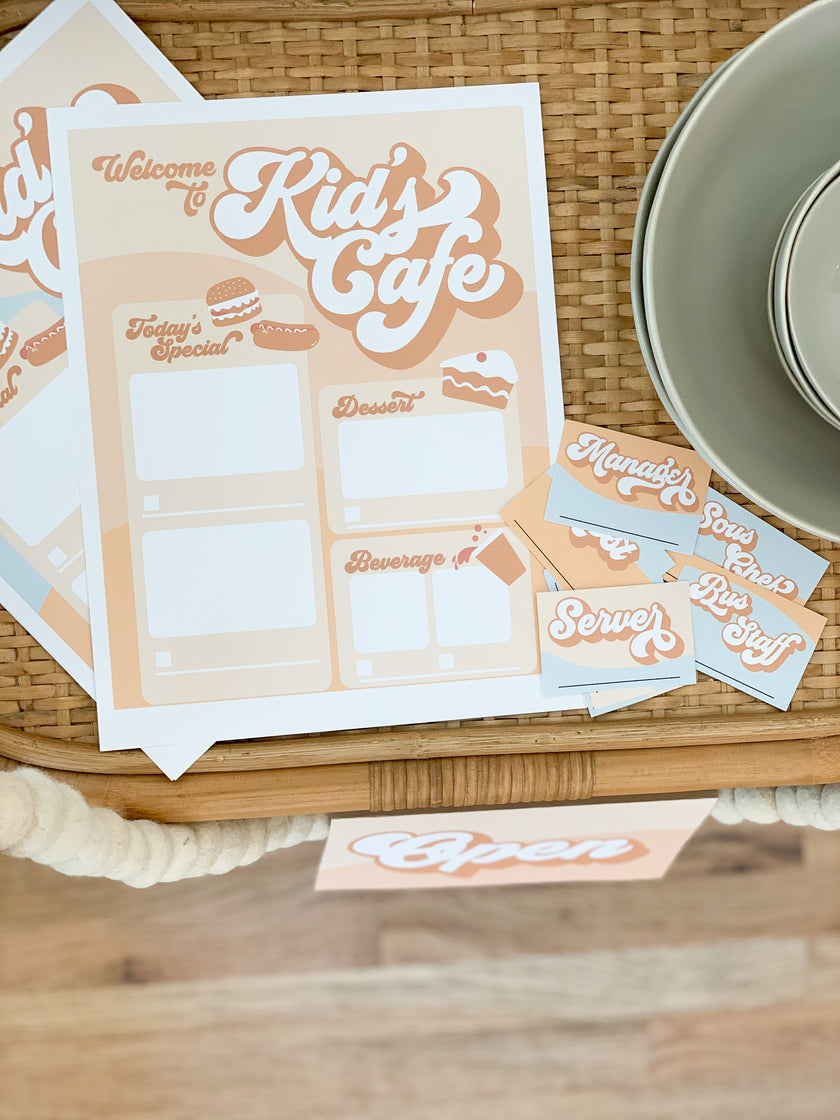 Kid's Cafe (Printables)