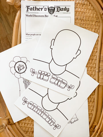 Father's Day Activities (Interactive Printables)