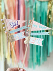 Sugar Birthday Party Tags & Flags
